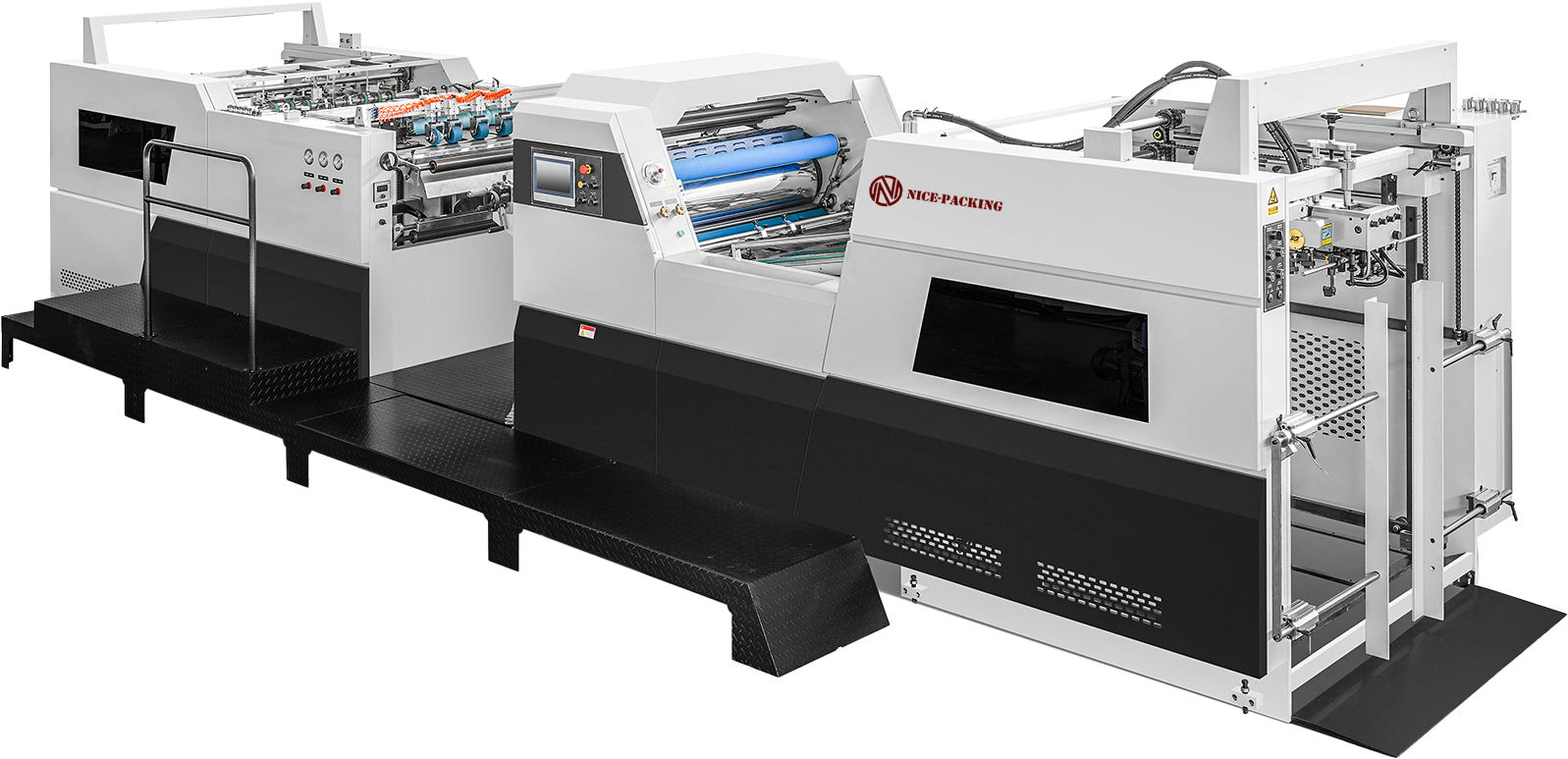 دستگاه روکش‌دهی (ورنی‌زنی) UV اتوماتیک نایس پکینگ